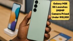 Galaxy M35 5G Launches in South Africa – 240MP Camera and 12GB RAM Priced Under R10,000